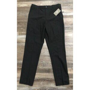 Apana Standard Fit Tech Pants Mens 34x30 Black Stretch New with Tags